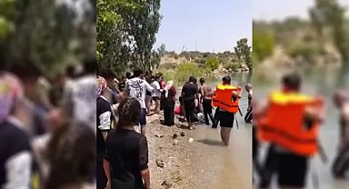 Şanlıurfa’da Fırat Nehri'ne giren iki kız kardeşten biri hayatını kaybetti