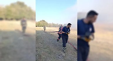 Şanlıurfa’da konteynerde çıkan yangın büyümeden söndürüldü