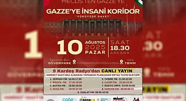 9 radyodan Gazze için ortak yayın