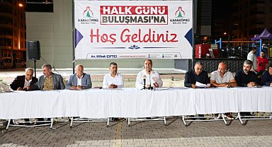 Karaköprü’de halk günü buluşmaları devam ediyor