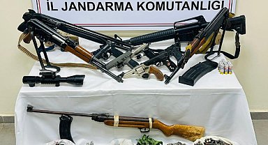 Ruhsatsız silah operasyonu: 7 kişi hakkında adli işlem başlatıldı