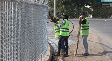 Şanlıurfa’da sulama kanalına tel örgüyle güvenlik önlemi