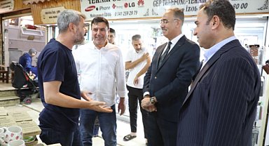 Eyyübiye’de esnaf ve vatandaşlarla buluşma