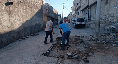 Eyyübiye’de yol yapım ve onarım çalışmaları sürüyor