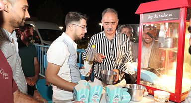 Eyyübiye Millet Bahçesi’nde milli maç heyecanı