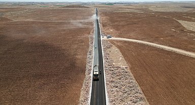 Haliliye ve Karaköprü kırsalında yol çalışmaları sürüyor