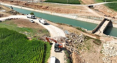 Harran ve Eyyübiye bağlantı yolunda yenileme çalışmaları sürüyor