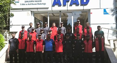 Şanlıurfa Umut Kervanı arama kurtarma eğitimini tamamladı