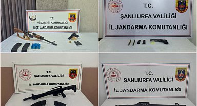  Dört ilçede silah operasyonu: Çok sayıda silah ele geçirildi
