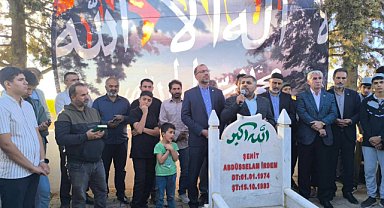 Hilvan'da Şehid Abdusselam İrdem dualarla anıldı 