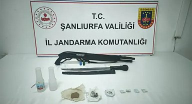 Şanlıurfa’da jandarmadan uyuşturucu ve silah operasyonu