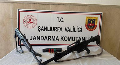 Şanlıurfa'da yasa dışı silah operasyonu