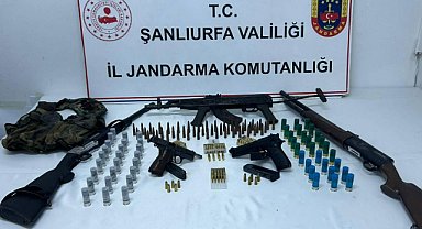 Suruç ve Birecik'te büyük operasyon: Jandarma piyade tüfeği ele geçirdi