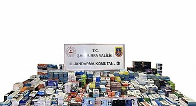 Viranşehir’de yol kontrolünde kaçak ürün ele geçirildi