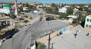 Birecik'te kırsal yol modernize edildi