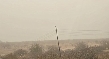 Şanlıurfa'da anlık toz fırtınası uyarısı