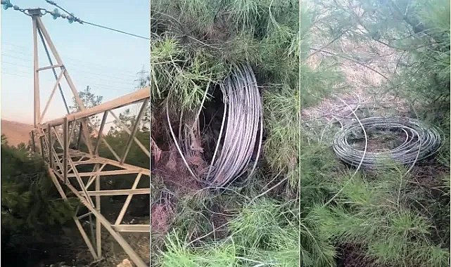 Şanlıurfa’da elektrik direği hırsızlığı: Binlerce kişi karanlıkta kaldı