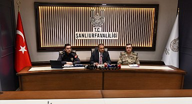 Vali Şıldak: Şanlıurfa aranan şahısların yakalanmasında Türkiye birincisi